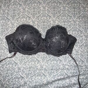 Strapless bra gray and convertible size 34C 